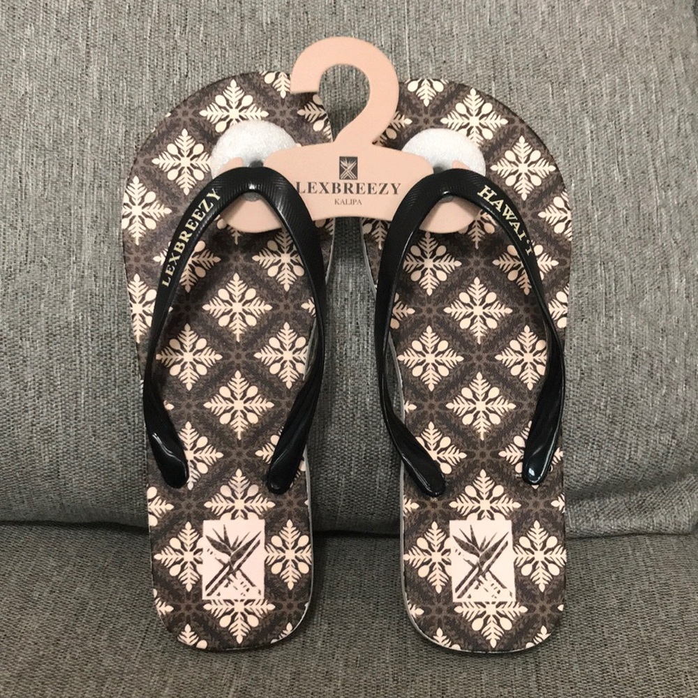 Lexbreezy Hawaiian Flip Flops